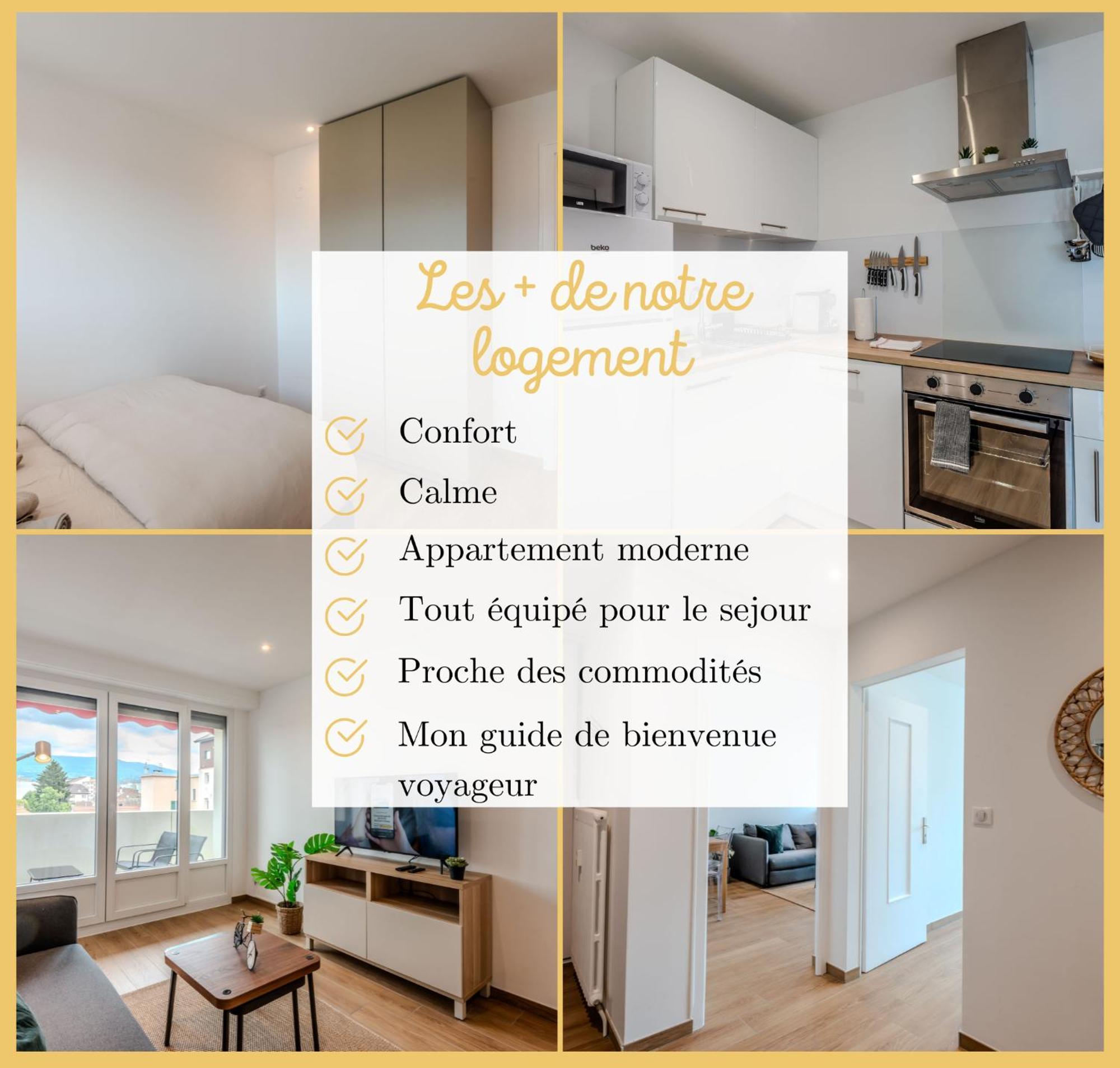 Apartamento Chez Gwen I T3 I Gaillard Exterior foto
